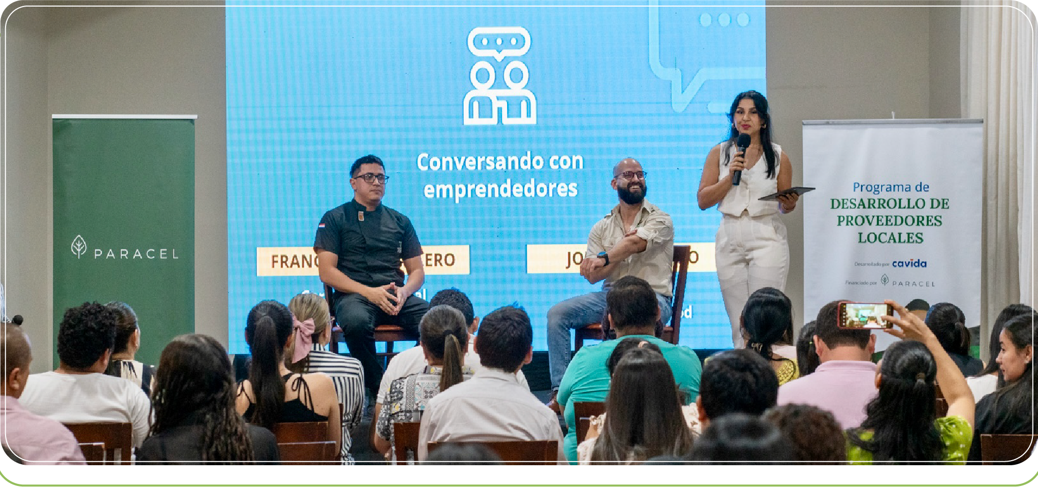 Emprendedores y emprendedoras de Concepción participaron del evento de formación e inspiración “De sueños a logros”, impulsado por Paracel